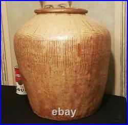 1000yr old egg pot antique chinese stoneware tang dynasty vtg jar vase pottery