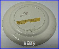 1875 Staffordshire Aesthetic Movement Transferware Brown MELBOURNE Charger Plate