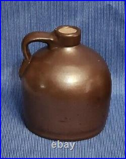 3 Antique 6 Stoneware Jugs 2 Beehive 1 Wide Mouth Charles Hermann