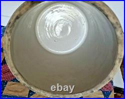 5 Gallon Antique Stoneware Crock York Pottery PA Salt Glazed 12 1/4 x13