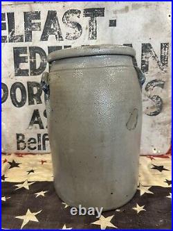 5 Gallon Jas. Hamilton & Co Greensboro PA Decorated Stoneware Jar