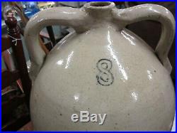 8 Gallon Monster Field Water Jug Double Handles Cobalt 8 circa 1880. Awesome