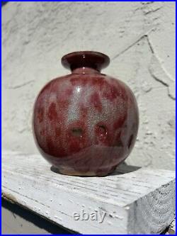 AMY DONALDSON Glazed POT POTTERY CERAMIC Stoneware 1960'S CALIFORNIA Vase
