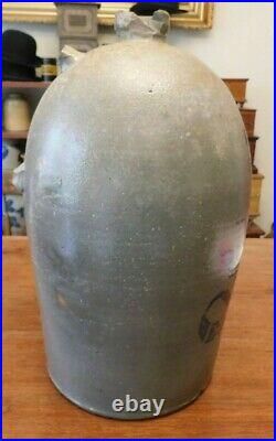 A. P. Donaghho Parkersburg W. V. Stoneware Excelsior Pottery Stenciled Eagle Jug