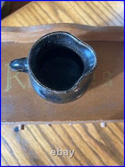American Dated 1903 Miniature Stoneware Pouring Pitcher
