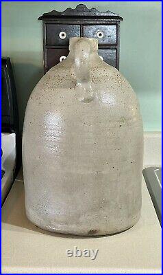 American Stoneware 2 Gallon Jug with Incised Swan