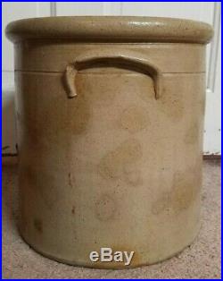 Antique 1800's #4 Bee Sting Stoneware Crock Early 4 Gallon Antique Red Wing