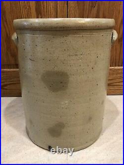 Antique 1800's Handled 8 Gallon Bee Sting Stoneware Crock