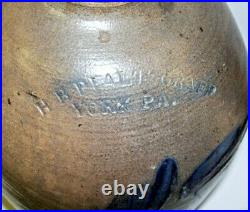Antique 1804 H. B. Pfalz Graff Pottery Jug York PA Pfalzgraff Stoneware