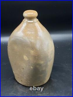 Antique 1870s American Stoneware Footwarmer Northeast Salt glaze Unusual