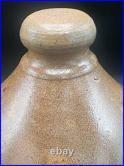 Antique 1870s American Stoneware Footwarmer Northeast Salt glaze Unusual