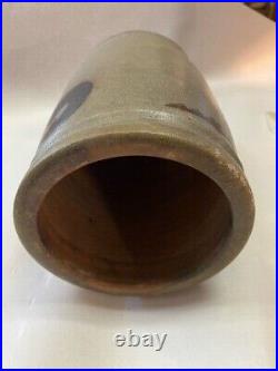 Antique 19th C. Stoneware Solomon Bell Crock Strasburg VA 7 3/4