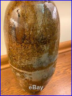 Antique 19th Century Redware Side Mouth Butter Churn 3gal Pottery Stoneware RARE