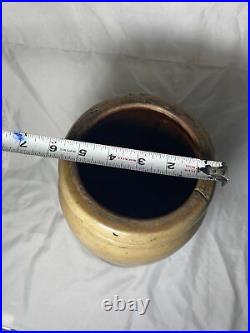 Antique 1 Gallon E. B. Taylor Richmond Va. Virginia Stoneware Jar Crock Prim