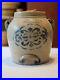 Antique_1_Gallon_F_H_Cowden_Harrisburg_PA_Stoneware_Batter_Jug_With_Snowflake_01_mce