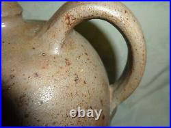 Antique 1 Gallon Salt Glazed Stoneware Pottery Storage Jug