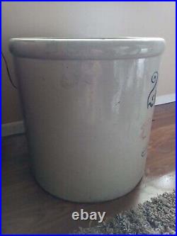 Antique 20 Gallon Red Wing Crock Large 6 inch Wing