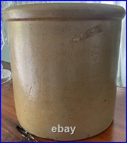 Antique 2 Gallon Redwing Bee Sting/Target Salt Glazed Stoneware Crock