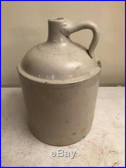 Antique 3 Gallon Red Wing Stoneware Pottery Jug Large Wing