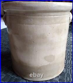 Antique 4 Gallon Bee Sting Cobalt Decorated Ohio Salt Glazed Stoneware Crock