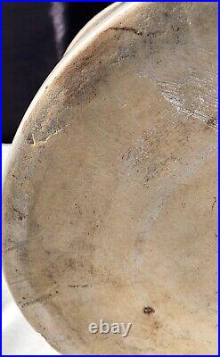 Antique 4 Gallon Stoneware Crock York Pottery PA Salt Glazed Jug