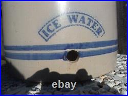 Antique 5 Gallon Stoneware Ice Water Crock Pittsburgh Pottery Co Diamond Brand