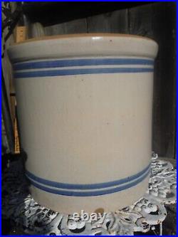 Antique 5 Gallon Stoneware Ice Water Crock Pittsburgh Pottery Co Diamond Brand