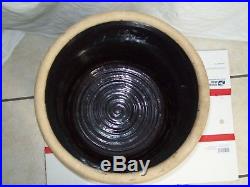 Antique 8 Gallon Blue Crown Stoneware Crock Robinson Ransbottom Pottery