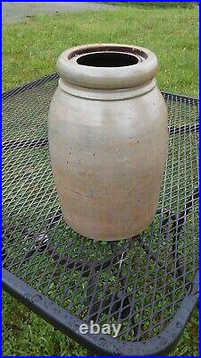 Antique A. P. Donaghho Parkersburg WV Stoneware Crock 1 Gallon