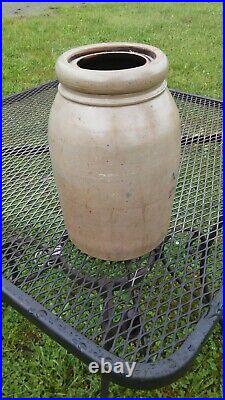 Antique A. P. Donaghho Parkersburg WV Stoneware Crock 1 Gallon