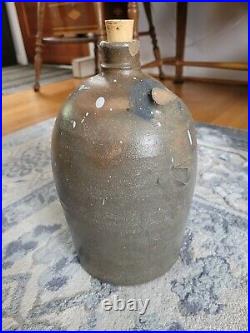 Antique Alexandria Virginia Pottery jug E. J. Miller & Sons 1860s-1880