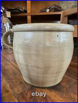 Antique American Salt Glazed Stoneware F H COWDEN HARRISBURG PA Jug