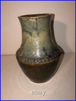 Antique Art Pottery Porcelain Earthenware Stoneware Vase Believed To Be Chinese