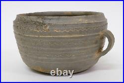 Antique Asian Korean Stoneware Pottery Bowl Pot Silla Dynasty 57BC AD935