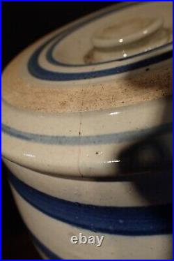 Antique Blue Star number 2 Gallon Stoneware Crock Water Cooler