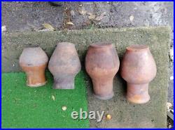 Antique Brown Glazed Stoneware Crock Old Pottery Jar price per 1