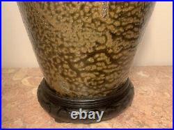 Antique Chinese Japanese Earthenware Glazed Stoneware Pottery Pot 13 a