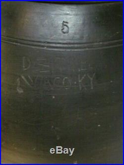 Antique D. Zittel Waco Kentucky Pottery Primitive Stoneware 5 Gallon Crock