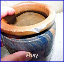 Antique Decorated Stoneware Crock