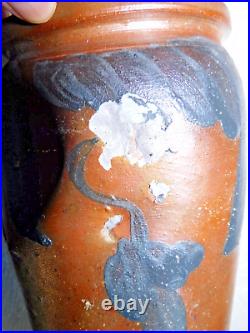 Antique Decorated Stoneware Crock