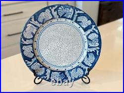 Antique Dedham Pottery Turkey Pattern Stoneware Plate, 7.5