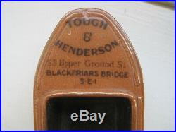 Antique Doulton Stoneware Advertising Thames Lighter Barge'tough & Henderson