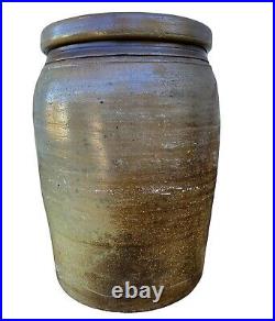 Antique E. B. Taylor Richmond, Va. #2 Stoneware Crock Jar No Chips or Cracks Nice
