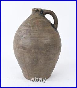 Antique Early 19th Century Connecticut Stoneware Jug 15.5
