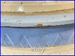 Antique Electric Scientific Salt Glaze Stoneware Crock Bowl With Lid