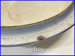 Antique Electric Scientific Salt Glaze Stoneware Crock Bowl With Lid