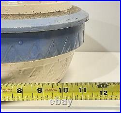 Antique Electric Scientific Salt Glaze Stoneware Crock Bowl With Lid