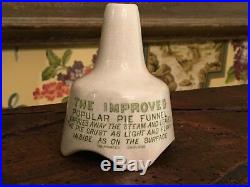 Antique English Ironstone Stoneware Funnel Pie Vent Chimney Grimwades Potteries