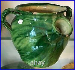 Antique French Pottery Pot Confit Stoneware Jug Gargoulette Earthenware Vessel