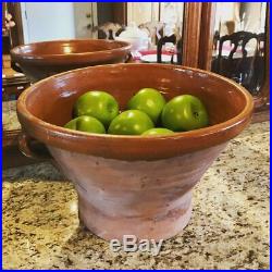 Antique French Terracotta Mixing Bowl
